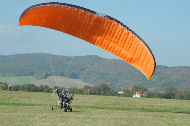  Abheben des Paramotors 